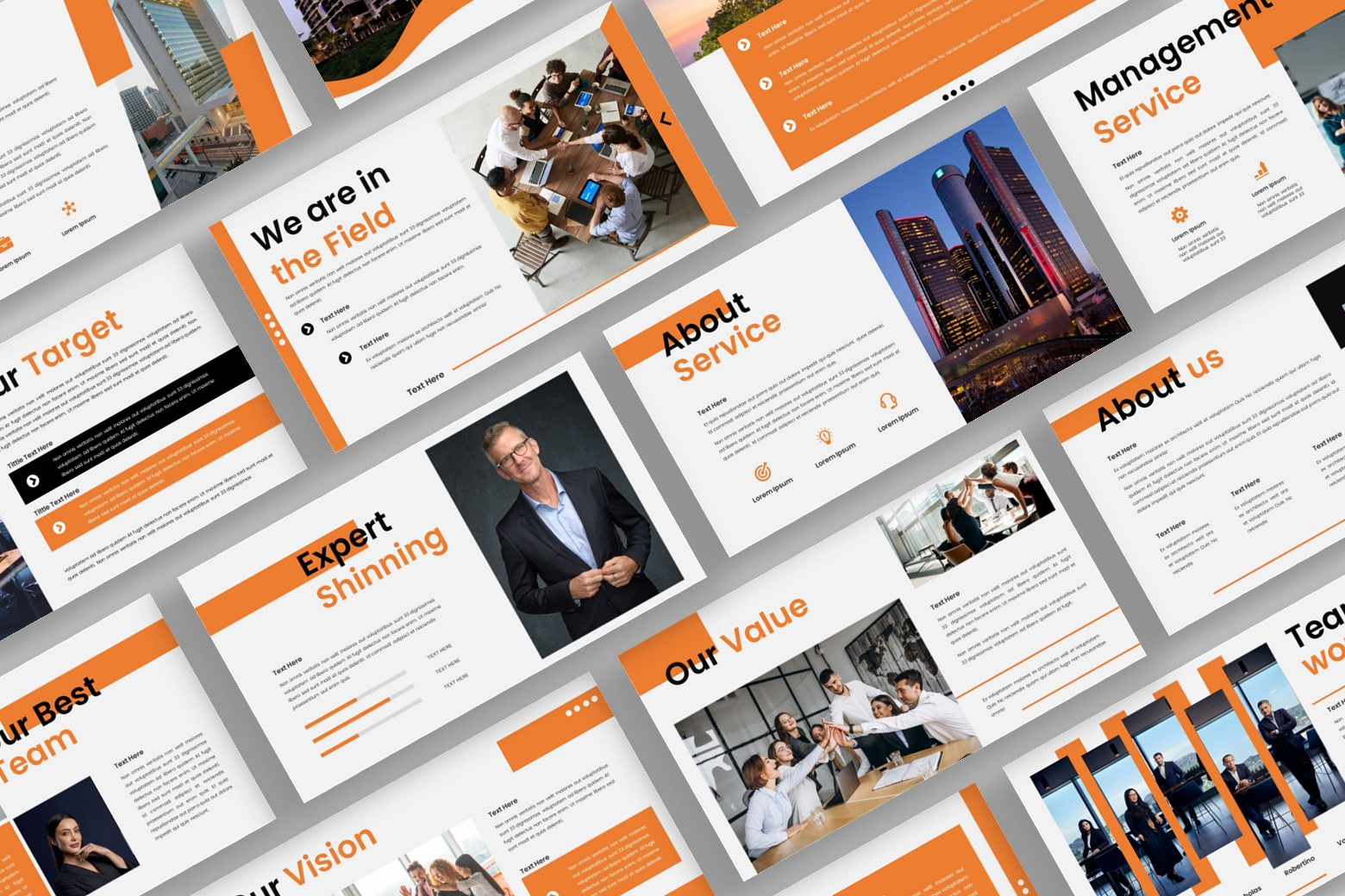 SHINNING - PowerPoint Template, a Presentation Template by kreatifreya