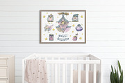 Magic Owls Winter Clipart Watercolor, an Illustration by NATASHA CHU (Thumbnail 3 of 9)