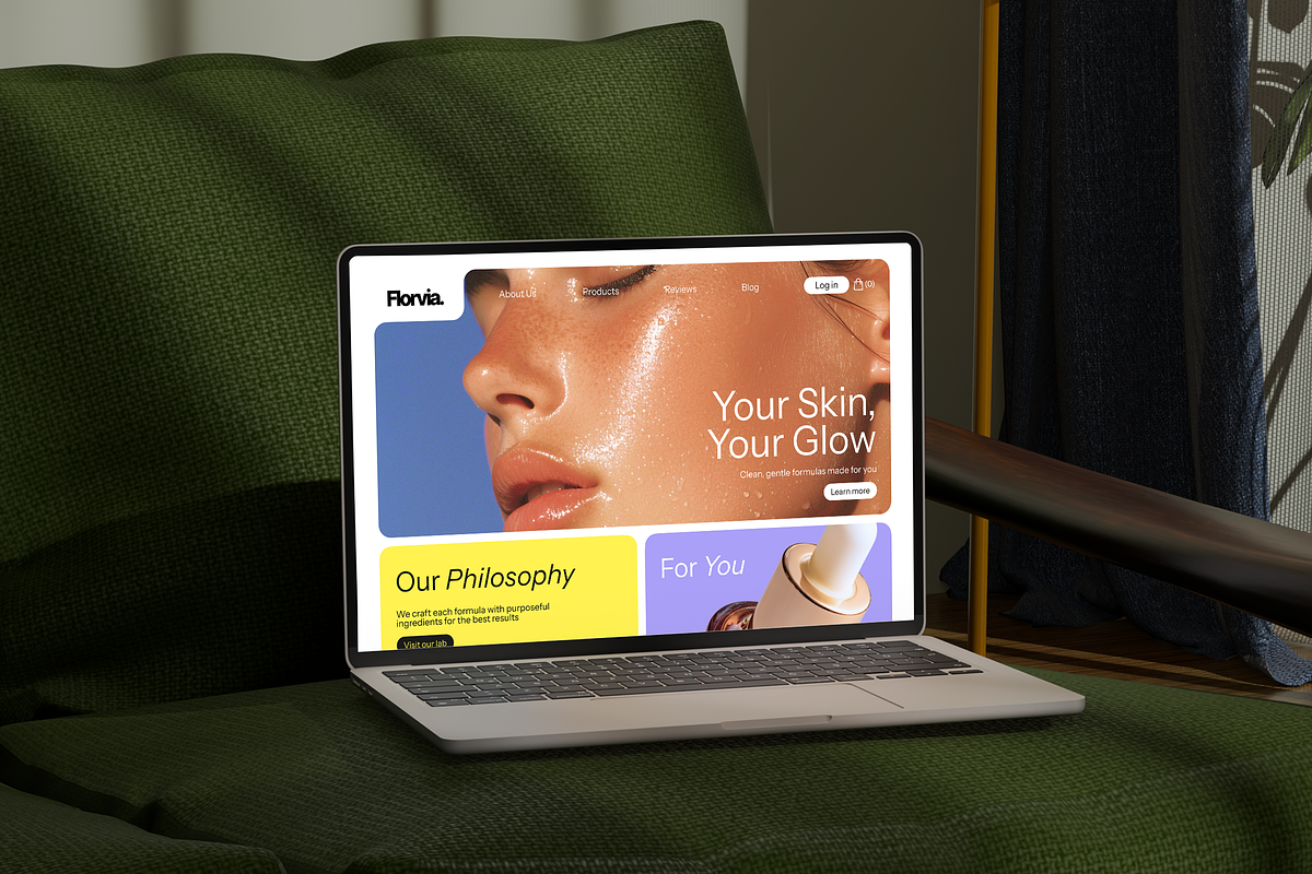 Skincare Figma Landing Page preview 5