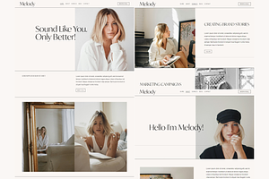 Melody Website Squarespace 7.1