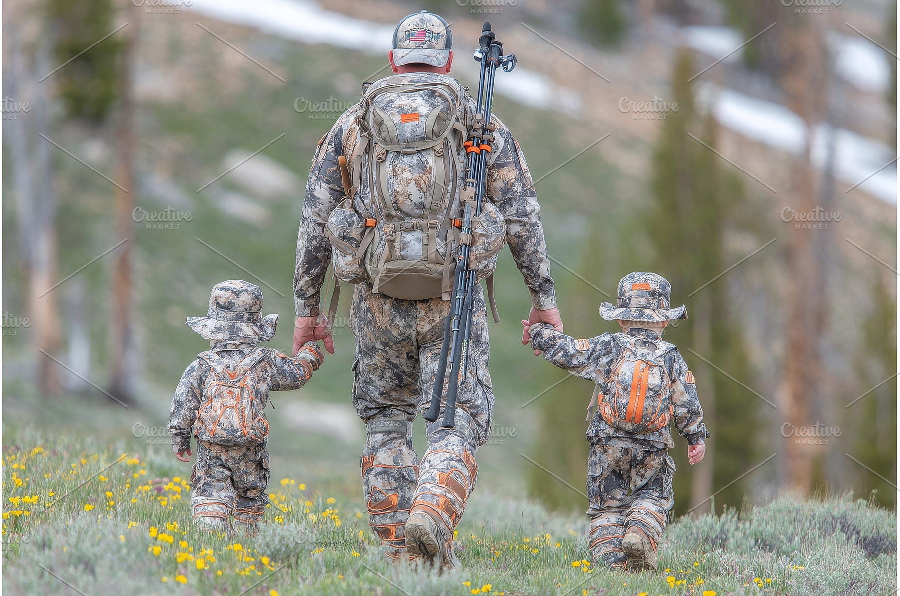 A young family is walking through, a Person Photo by ZinetroN