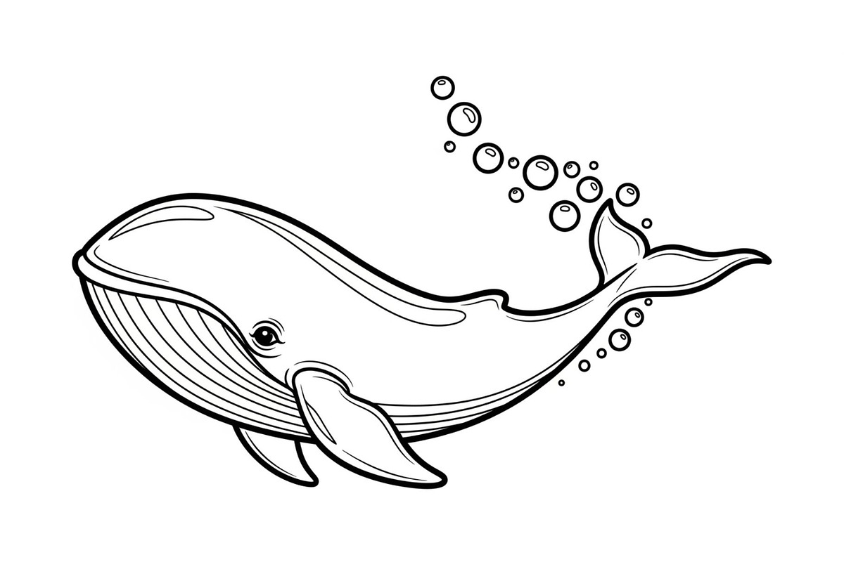 Whale Line Art Vector Bundle, an Illustration by yasushie (Photo 4 of 51)