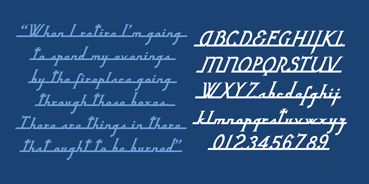 NixonScript, a Script Font by Barnbrook Fonts (Photo 6 of 6)