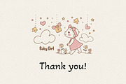Baby Shower Clipart Bundle, an Illustration by Helospace (Thumbnail 10 of 10)