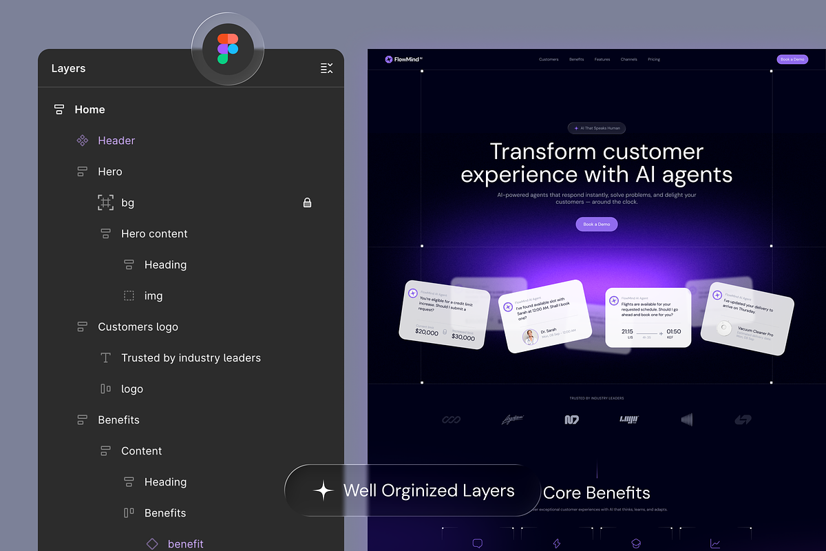 AI Agent Landing Page preview 4