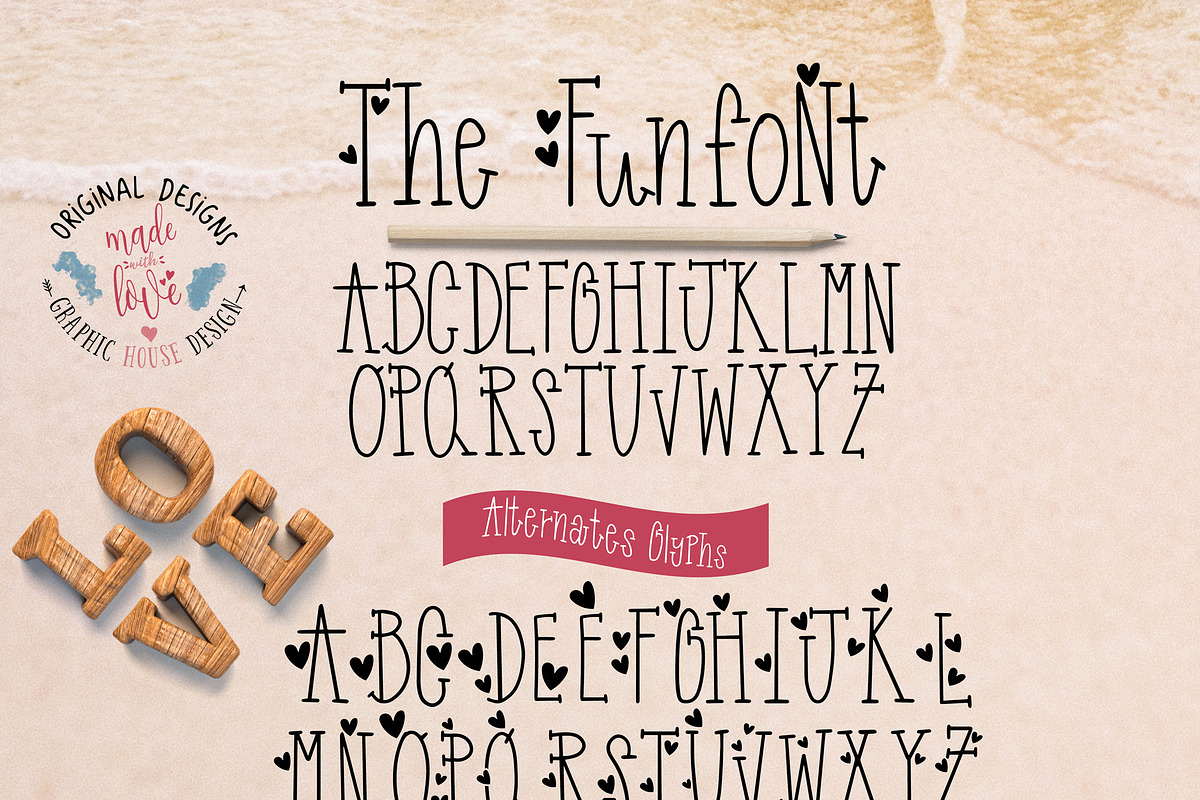 Funfont Modern Playful Cute Font preview 2