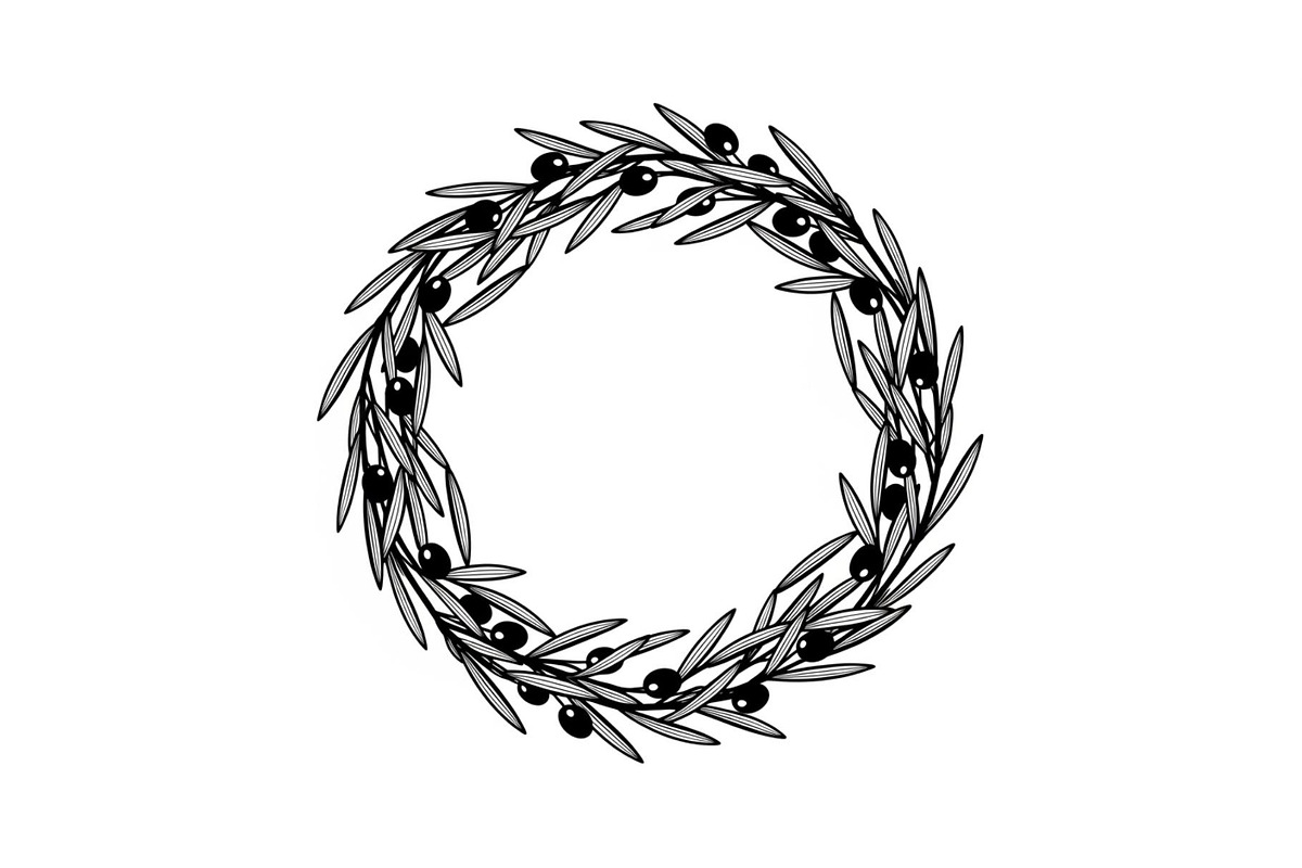 Floral Wreath Circle SVG Bundle, an Illustration by Creativeshirt (Photo 36 of 51)