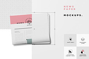 Berliner Newspaper Mockups, an Advertising Mockup by GfxFoundry (Thumbnail 5 of 6)