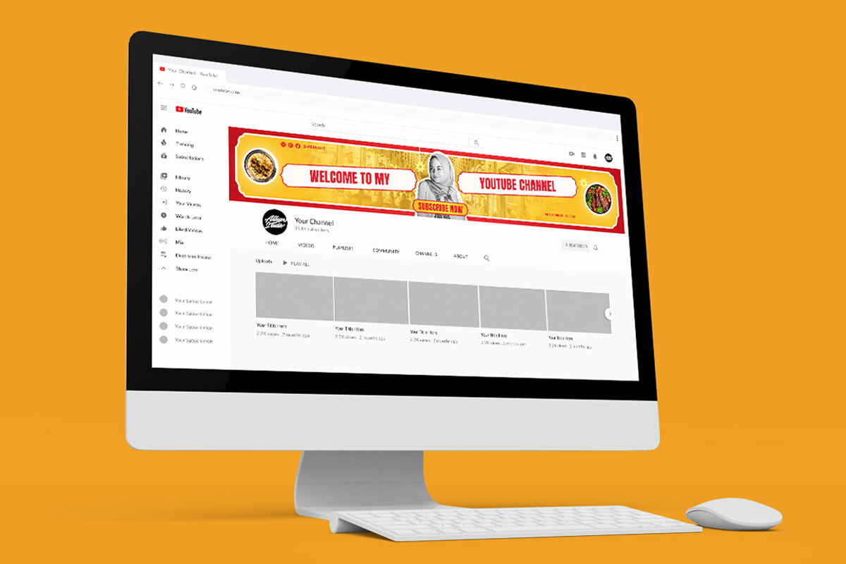 Ramadan Food Youtube & Canva, a Social Media Template by Attype (Photo 3 of 5)