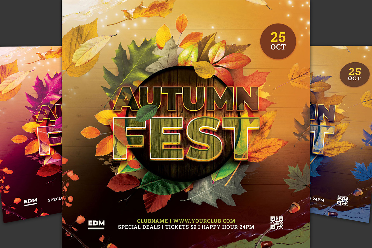 Autumn Festival Flyer, a Flyer Template by styleWish