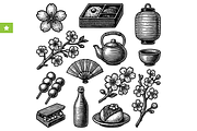 Japanese Culture Set, an Object Graphic by RT Studio (Thumbnail 1 of 4)