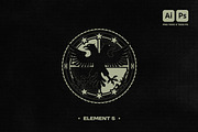 STREETWEAR HERALDIC GRAPHIC SET, an Object Graphic by BonkiStudio (Thumbnail 6 of 11)