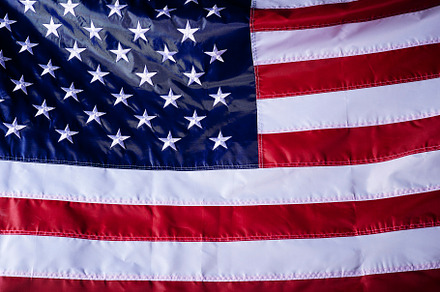 closeup shot of the waving flag of the United States of America, a Photo by 1981 Rustic studio kan