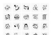 Bible Doodles Icon Pack, an Outline Icon by Prosymbols (Thumbnail 5 of 6)