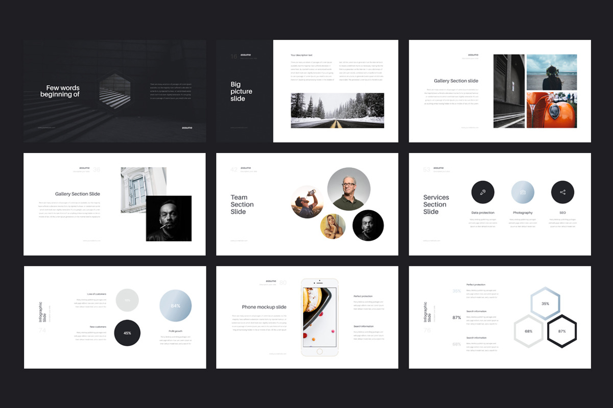 Assume Google Slides Template, a Presentation Template by Vladislav ...