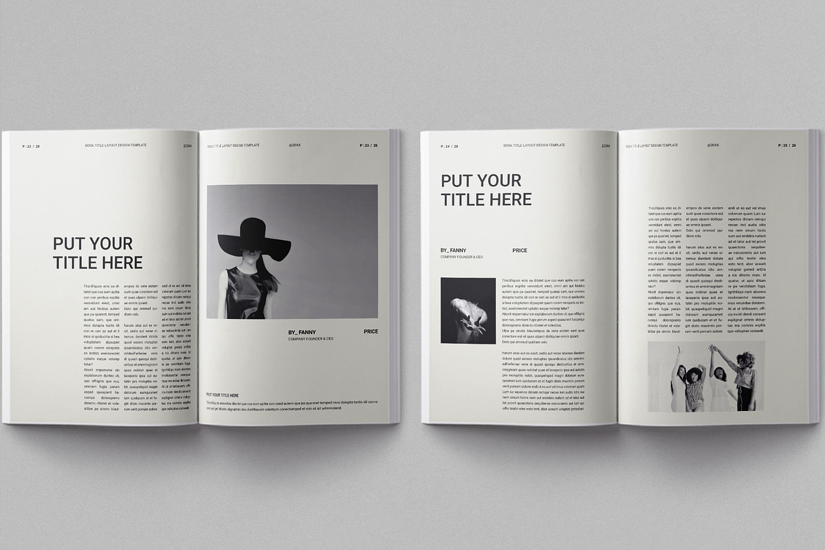 Book Template: InDesign & Canva, a Magazine Template by Work-Envance (Photo 10 of 13)