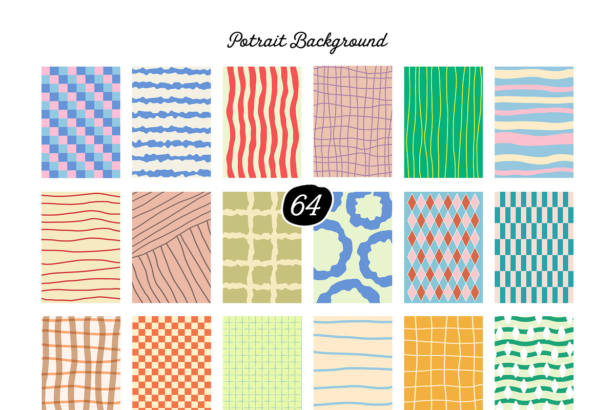 300+ Whimsical Background and Frames, an Object Graphic by Jiwstudio (Photo 3 of 20)