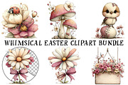 Whimsical Easter Clipart Bundle, an Illustration by OK Design (Thumbnail 2 of 6)