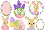 Easter Bunnies clipart AMB-2721, an Illustration by AMBillustrations (Thumbnail 2 of 6)