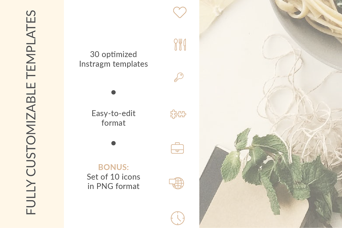 30 Instagram Canva DIY Templates, a Social Media Template by Just Arpi Design Agency (Photo 2 of 6)
