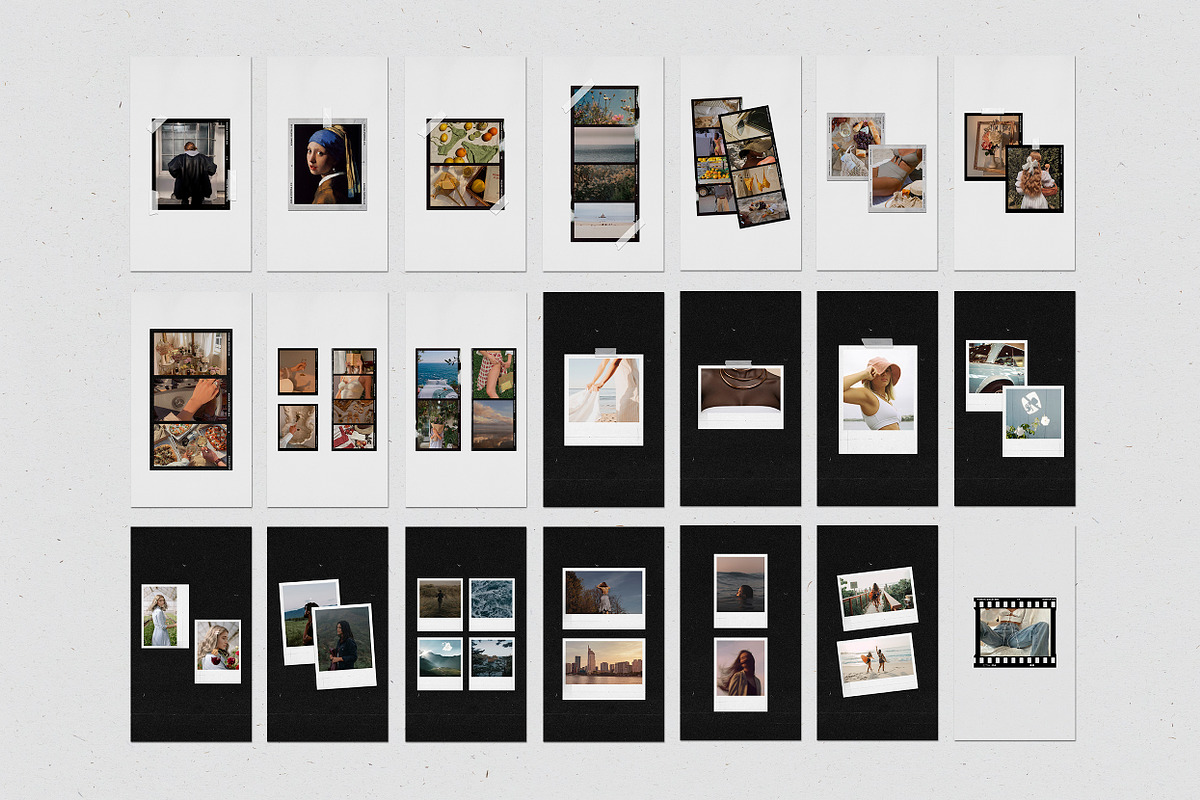200 Film Frames & Instant Templates, a Social Media Template by Feel This (Photo 26 of 32)