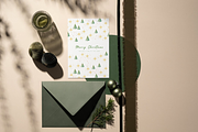 Christmas Watercolor Illustrations, a Seasonal Illustration by Minky Moo Creations (Thumbnail 12 of 15)
