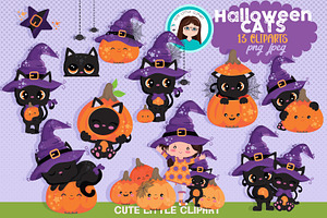 Halloween Cat cliparts