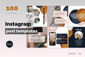 Watercolor Instagram Template Canva