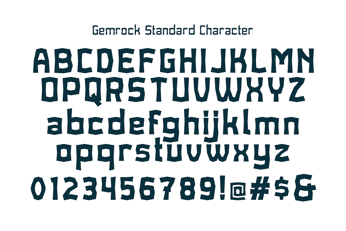 Gemrock Font Family, a Sans Serif Font by TypeClassHeroes (Photo 7 of 10)