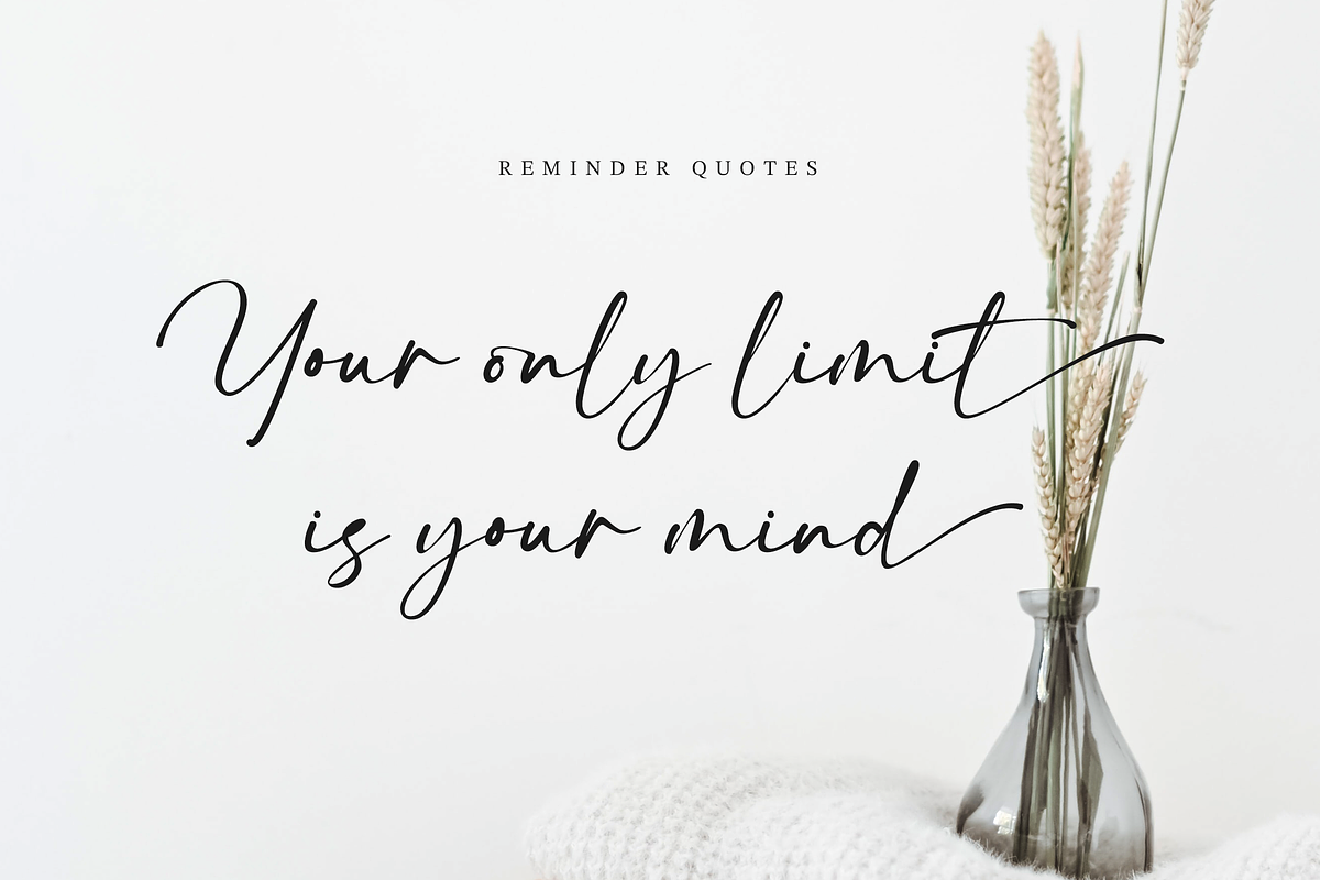 Constaller Chic Calligraphy Script, a Script Font by Namara Creative Studio (Photo 7 of 12)