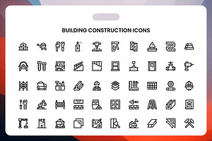 Building Construction Icons, an Icon by Wencory