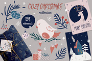 Cozy Christmas Cards & Patterns, an Object Graphic by PawLoveArt (Thumbnail 1 of 14)