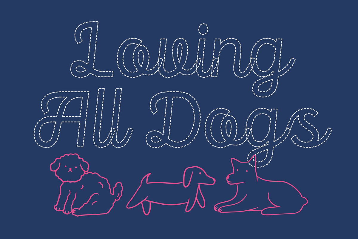 CS Casey Dashed, a Script Font by Craft Supply Co. (Photo 4 of 8)
