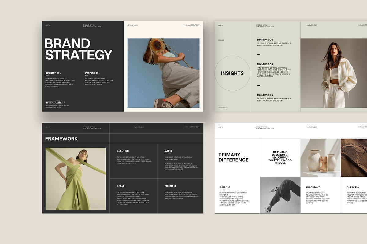 ANYA | Brand Strategy Template, a Presentation Template by slidestock55 (Photo 4 of 15)