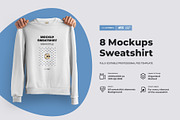 8 Mockups Isolated Sweatshirt, a Shirt Mockup by Grow Design Craft Studio (Thumbnail 1 of 7)