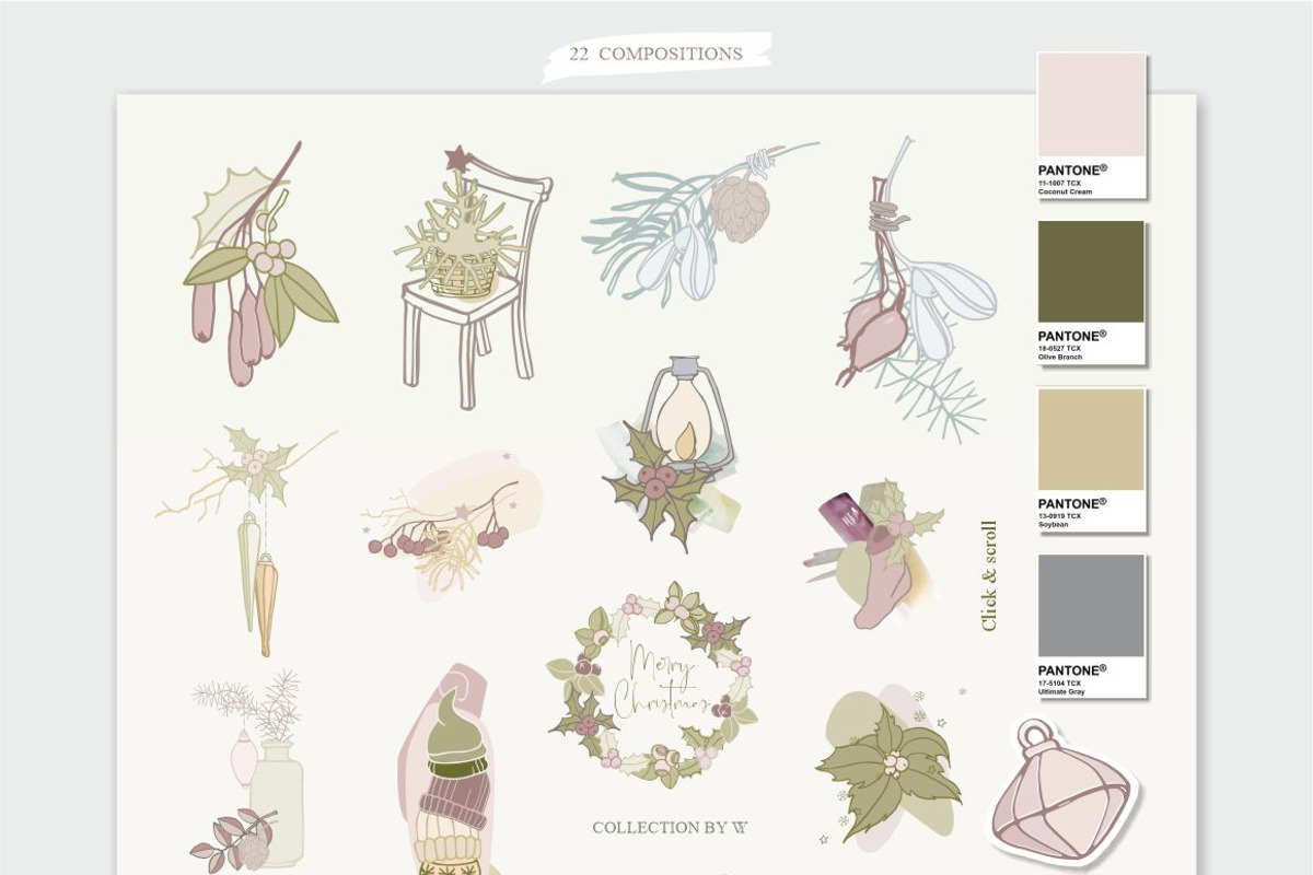 Christmas Scene Generator, an Object Graphic by Collection by VY (Photo 8 of 13)