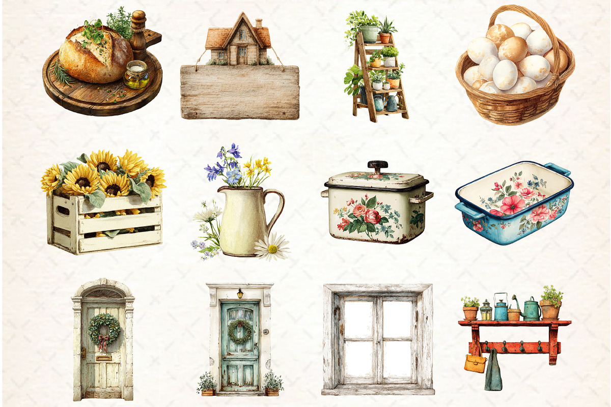 Farmer Life Sublimation Clipart, an Illustration by Libby Wishes (Photo 6 of 6)