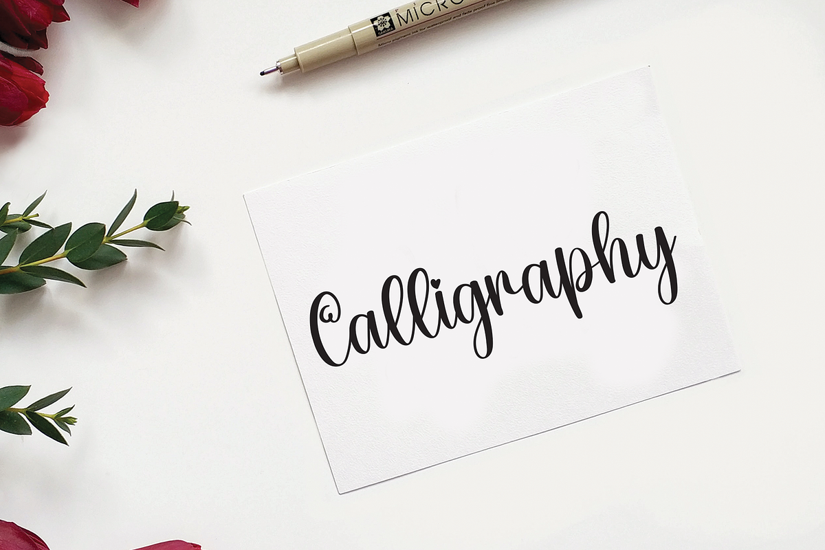 Vacation Valentine | Script Font, a Script Font by Scratchones (Photo 5 of 8)