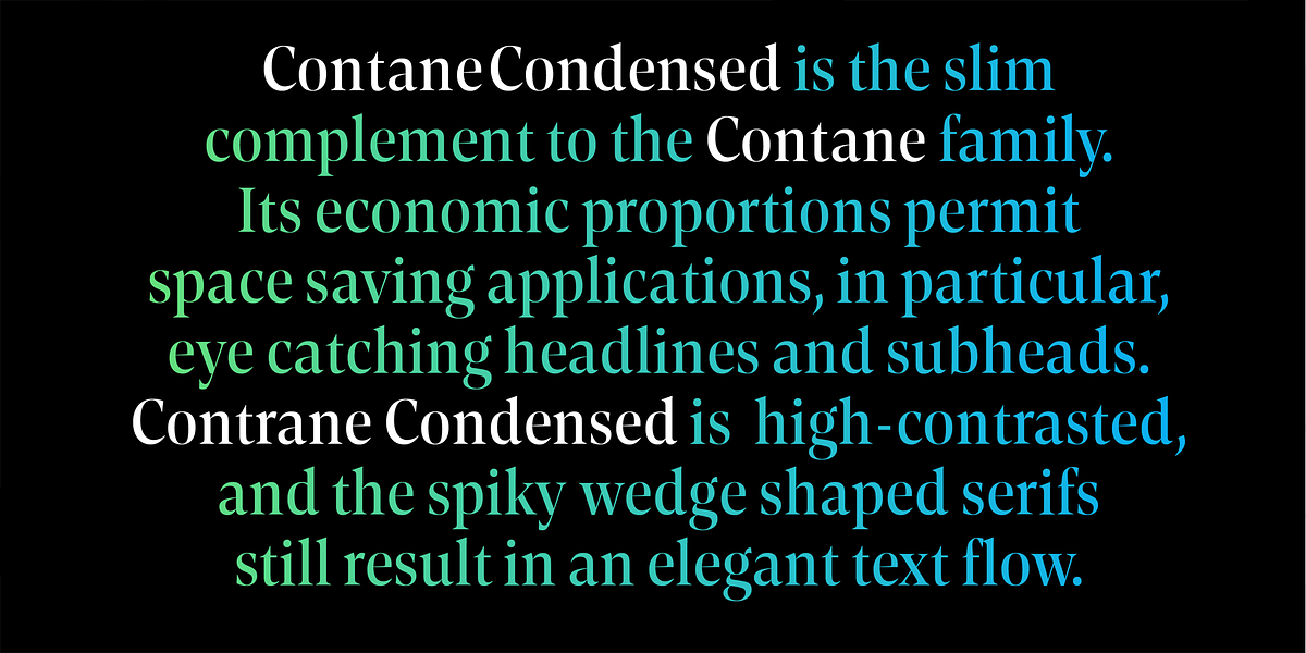 Contane Condensed, a Serif Font by Hoftype (Photo 14 of 14)