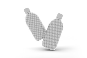 Glass Medical Bottle Mockup, a Packaging Mockup by Qaleb Studio