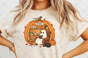 Ghost Pumpkin Book Nook Halloween, an Illustration by Craft Nest (Thumbnail 5 of 6)