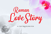Roman Love Story, a Script Font by The Traveling Fox (Thumbnail 2 of 3)