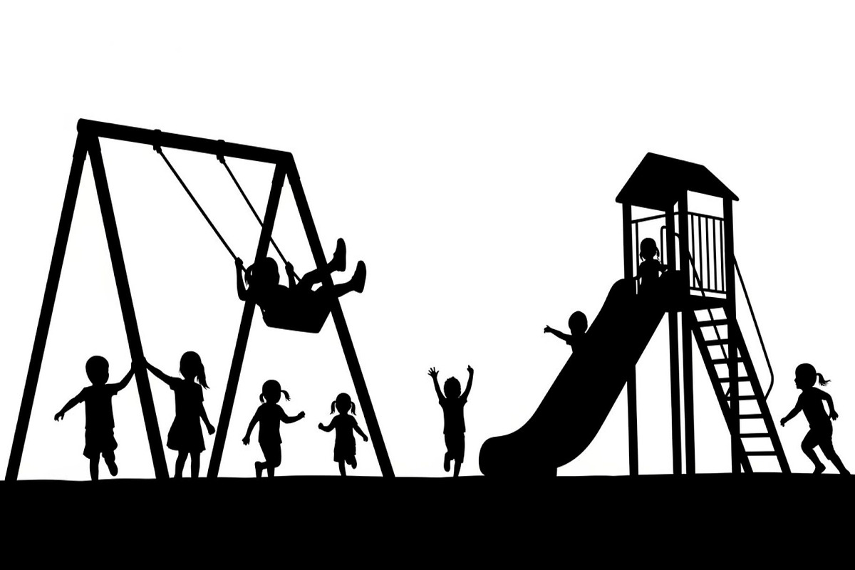 50 Kids Playground Silhouette Bundle, an Illustration by Gfx_Store (Photo 44 of 51)