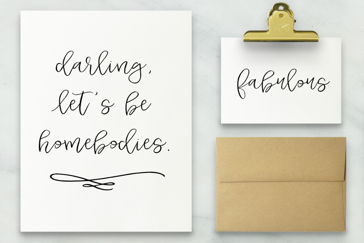 Duckbite Font Family preview 2