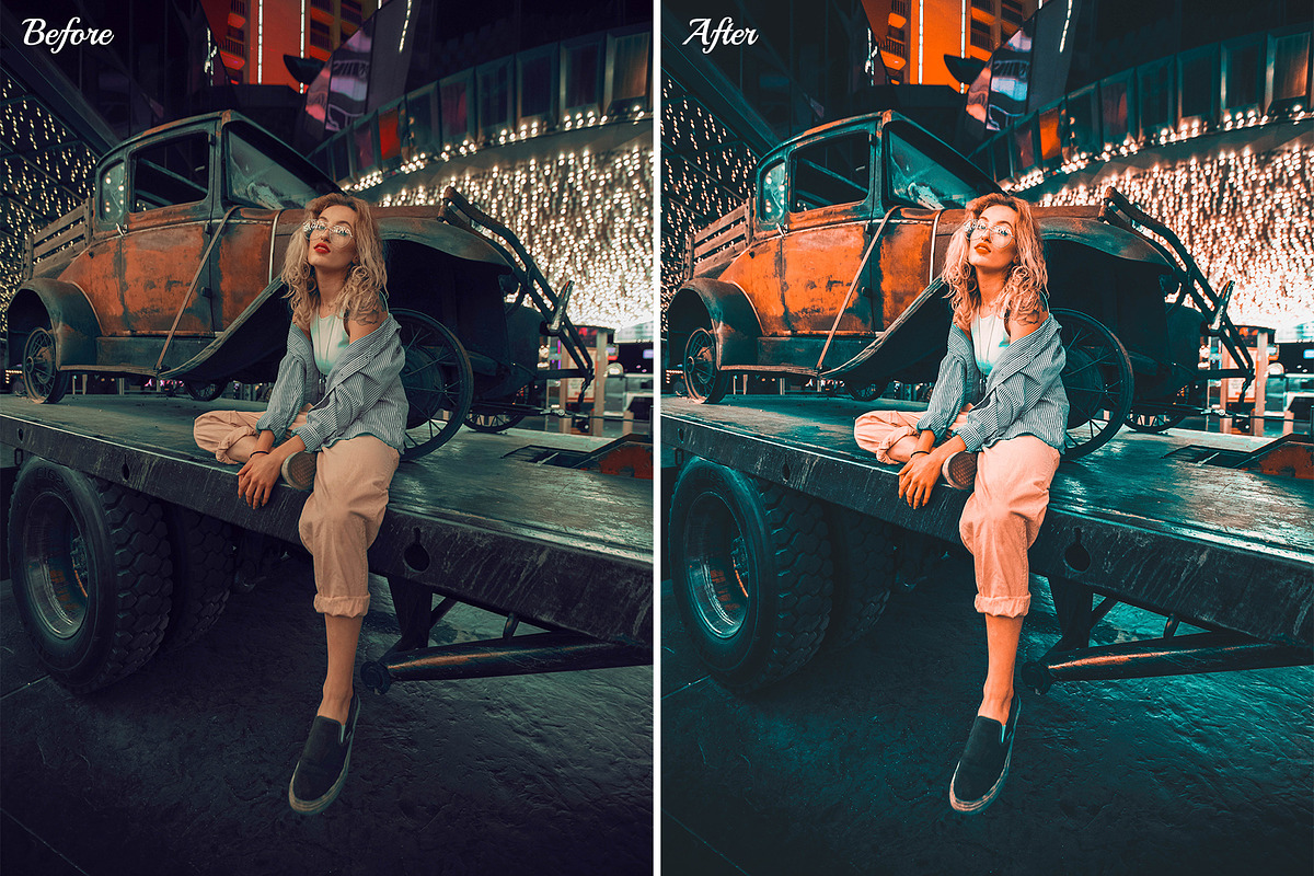 25% OFF Light & Orange Presets Pack, an Action Add-On by Andit themes (Photo 3 of 13)