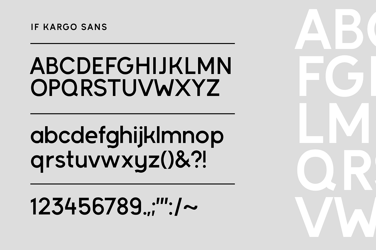 Kargo Sans Font, a Sans Serif Font by iframe fonts (Photo 2 of 4)