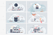 18 Web Technology Concepts, a Person Illustration by VectorMine (Thumbnail 2 of 8)