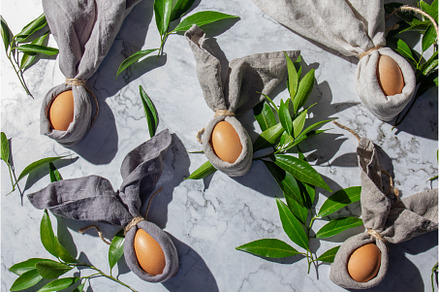 Festive easter background with, a Holiday Photo by LARISA BLINOVA