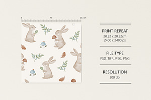 Pattern Little bunny