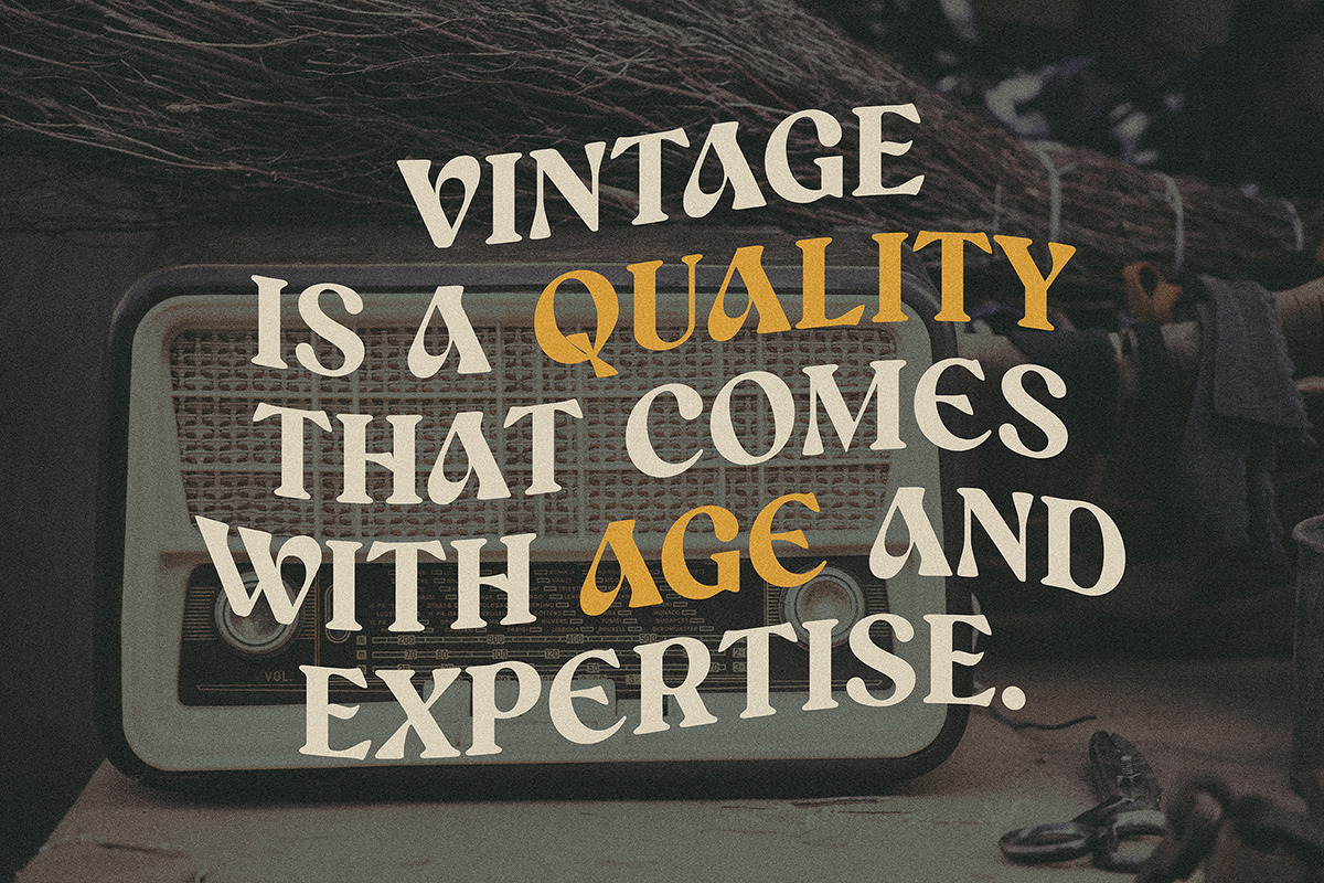 Regamel - Bold Serif Font, a Serif Font by Mbonster Design Studio (Photo 9 of 12)